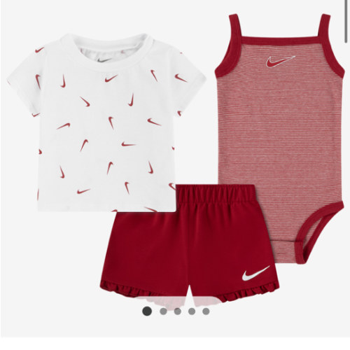 Nike Essential Ruffle Short Set - Girls' Infant | Kids Foot Locker