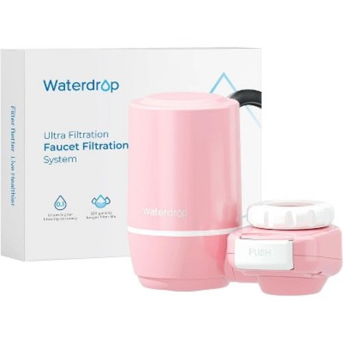 Waterdrop Sink Filter Water Faucet for Skin Care, Bathroom Faucet Filter, 320 Gallons, NSF Certified Water Purifier, 0.01μm Ultra-Filtration System