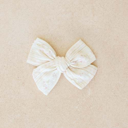 Explorer Bow Clip or Band • Swiss Dot