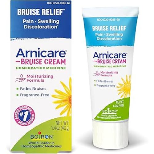 Boiron Arnicare Bruise Cream for Pain Relief from Bruising and Swelling or Discoloration from Injury - 1.4 oz