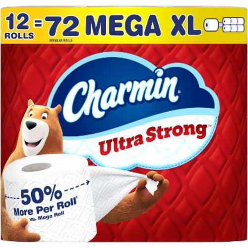 Charmin Ultra Strong Toilet Paper - 12 Mega XL Rolls