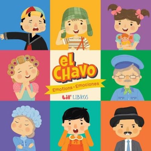 El Chavo: Emotions / Emociones (Bilingual: English/Spanish) - (Board Book)