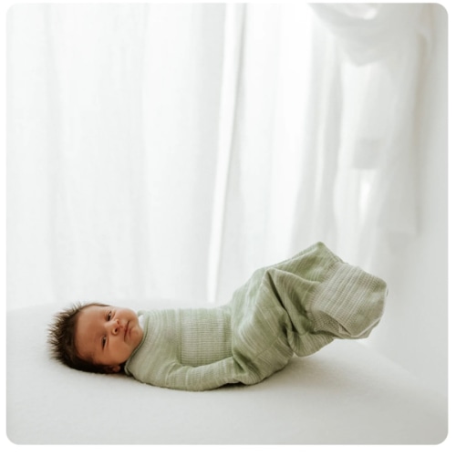 Bamboo Blend Mint Swaddle Sleep Sack – Swaddelini