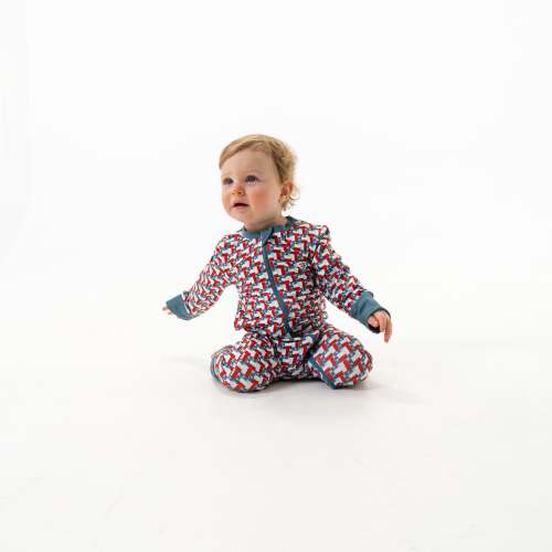 Baby Zip Up - Texas Flag – BURLEBO