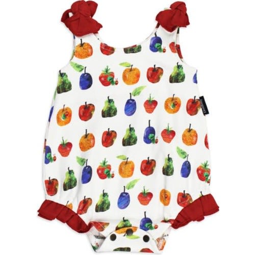 x The Very Hungry Caterpillar™ Organic Cotton Shoulder Tie Bodysuit, 3-6m (12-16 lbs)