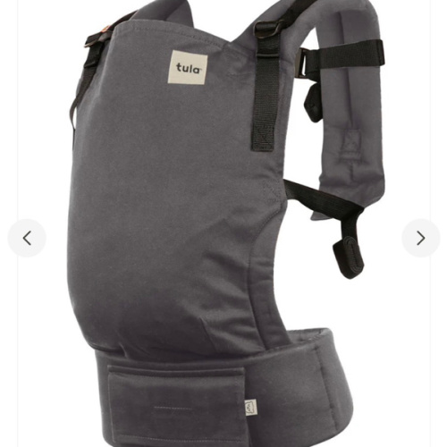 Graphite - Cotton Free-to-Grow Baby Carrier – Baby Tula US