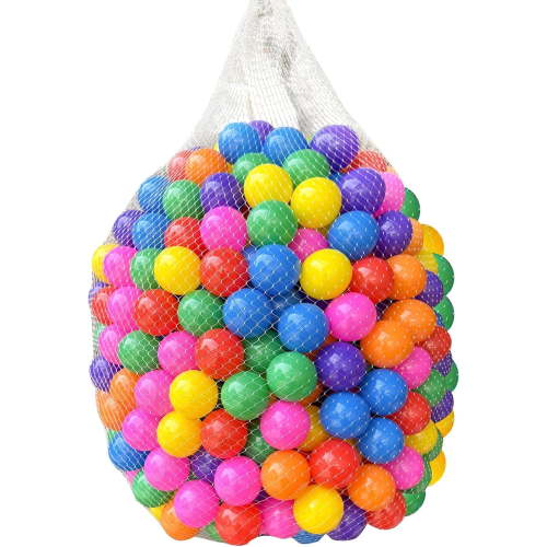 Soft Ball Pit Balls Count Plastic Play Pit Balls for Pet Dogs Ball Pits,BPA Free Pool Balls for Toddles Playhouse Party (2.2")