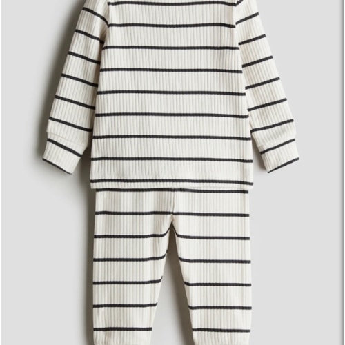 RIBBED COTTON SET