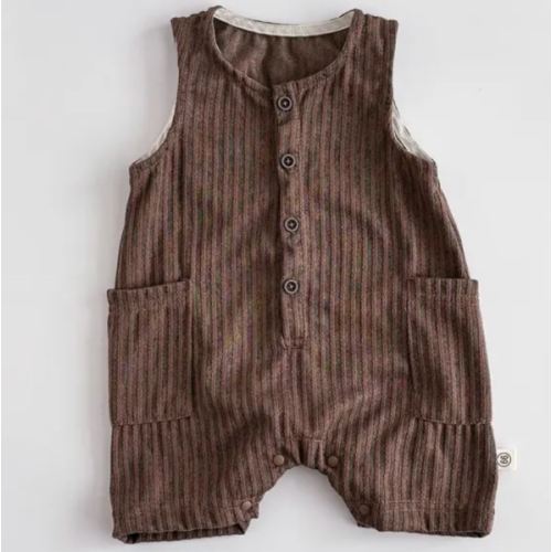 Baby Newborn Striped Sleeveless Romper