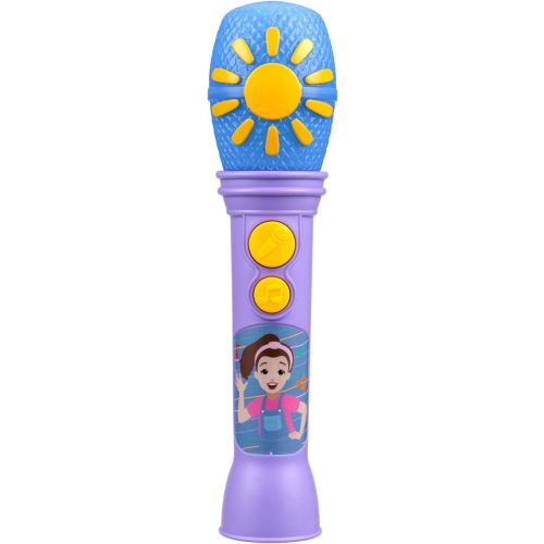 eKids Ms Rachel Toy Microphone for Kids, Includes Built-in Music and Lights, Toddler Toys Make Great Stocking Stuffers for Kids (Purple)