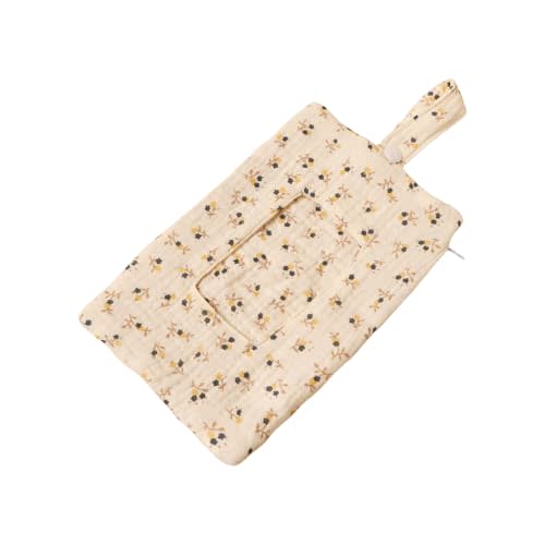 Baby Wipe Dispenser, Portable Reusable Container, Refillable Baby Holder, Reusable Travel Pouch, Double Layer Travel Carry Case for Diapers