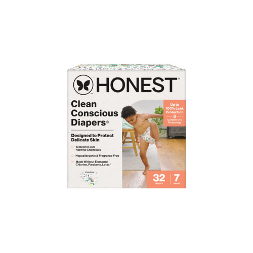 The Honest Company Club Box Diapers Barnyard Babies and Pattern