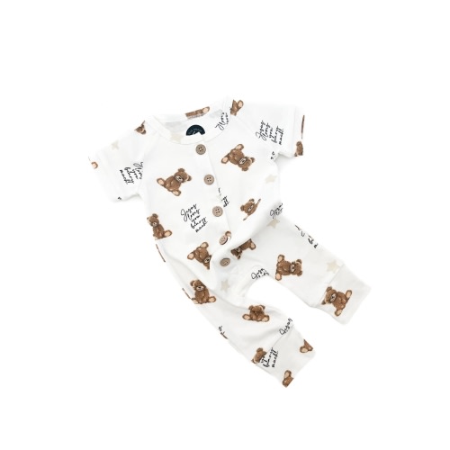 Jesus Loves You Beary Much Bear Jumpsuit – OUR HOUSE ABOVE