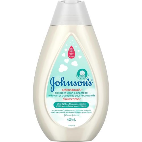 Johnson's Baby Cotton Touch shampoo & wash, 400ml