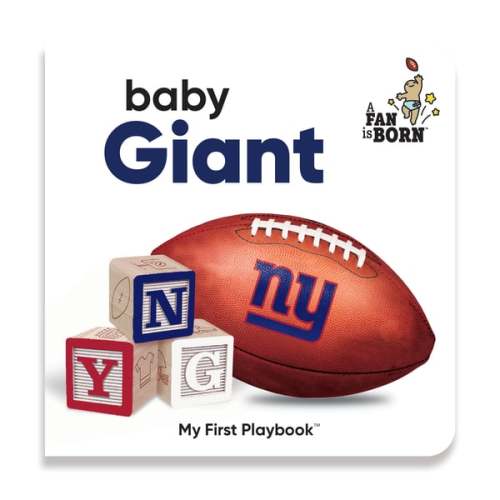 Toddler New York Giants WinCraft A Fan Is Born Baby Board Book