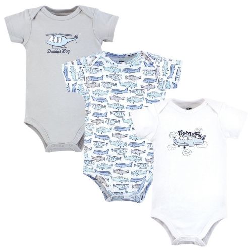Hudson Baby Cotton Bodysuits 3-6 mo's