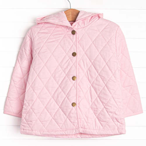 Rosemary Quilted Coat, Pink – Stitchy Fish