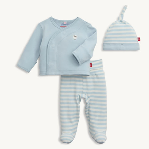 Magnetic Me Kimono | Blue Stripe