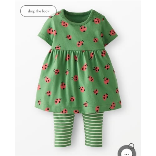 Baby Dress & Leggings Set