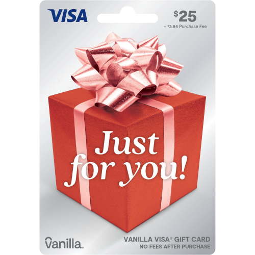 Vanilla® Visa® $25 Red Box Gift Card (Plus $3.84 Purchase Fee)