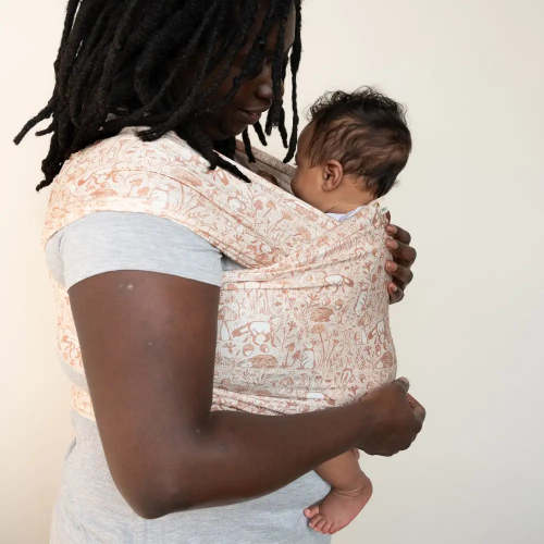 Woodland Baby Wrap | Whimsical Nature Print Wrap by hope&plum
