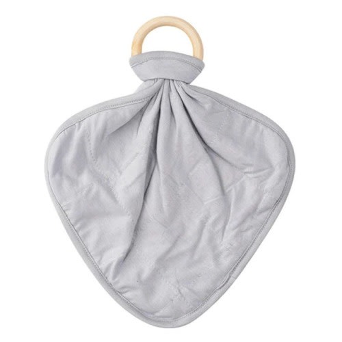 Lovey with Wooden Teething Ring