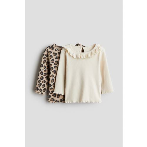 2-PACK RIBBED JERSEY TOPS