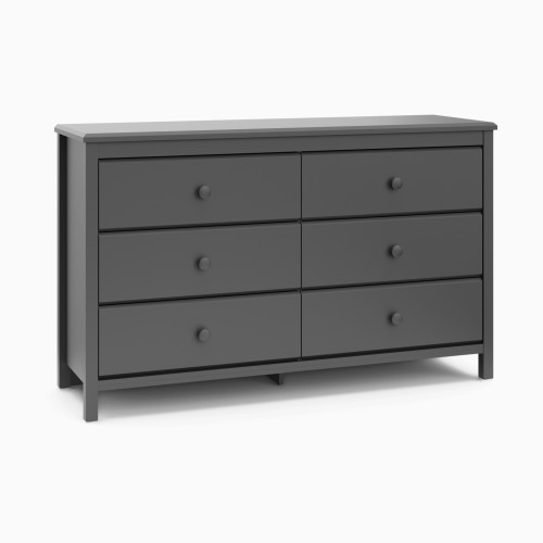 Storkcraft Alpine 6 Drawer Dresser - Gray