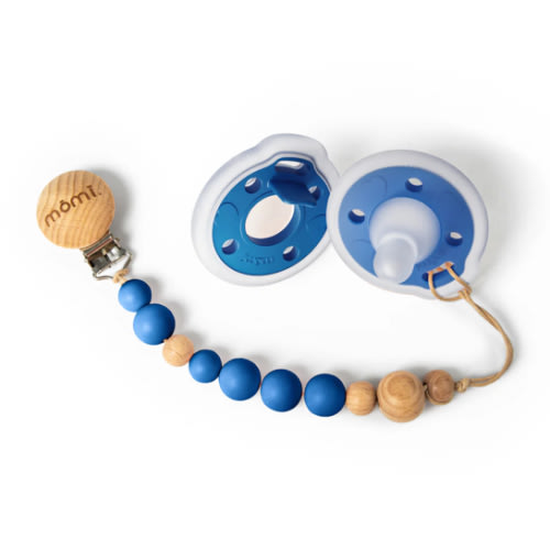 mōmi babypace pacifier gift set - lapis