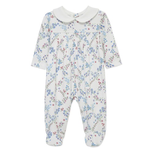 Little Me Floral Trellis Pima Cotton Footie | Nordstromrack