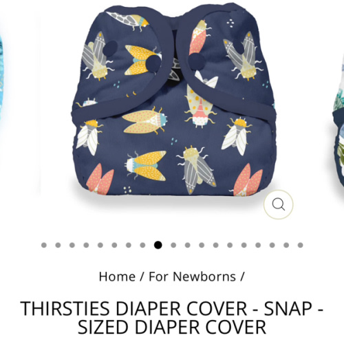 Thirsties Diaper Cover - Snap - sized diaper cover