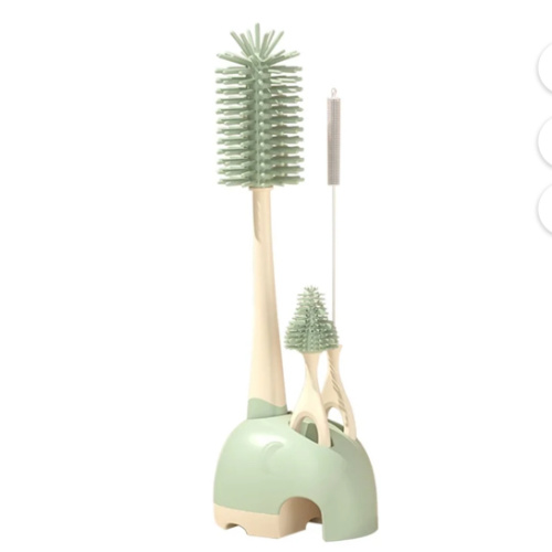 Silicone Bottle Brush Set with Stand, 360° Rotating Silicone Bottle Cleaning Brush Cleaner Set, Long Handle 3 in 1 multipurpose Silicone Baby Bottle Straw Cleaner Brush - Walmart.com