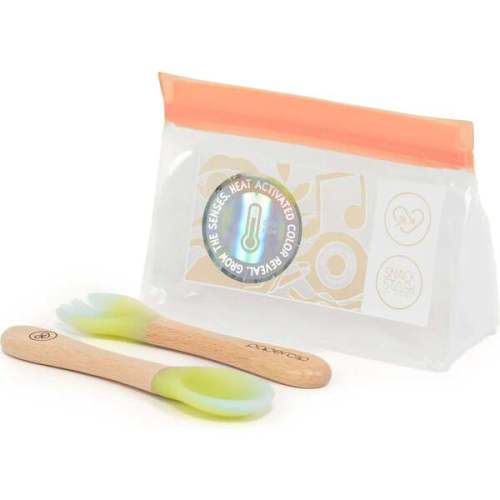 Color Changing Spork & Spoon Set - Paperclip | Maisonette