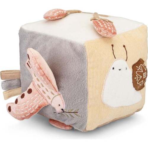 Violet Soft Activity Cube Toy, Beige