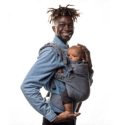 Boba X Baby Carrier - Gray: Adjustable Harness, Cotton, Standard Baby Carrier, 7-45 lbs Capacity