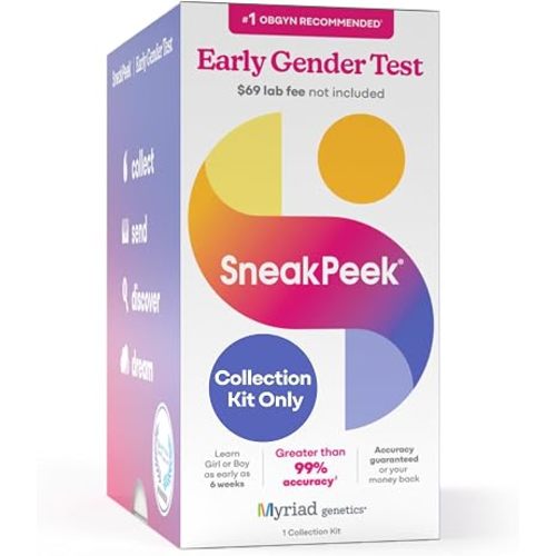 SneakPeek Brand 6-Week Early Gender Test Kit, 1 Kit - Lab Fee Required
