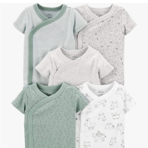 Simple Joys by Carter's unisex-baby 5-pack Side Snap Short-sleeve Bodysuit