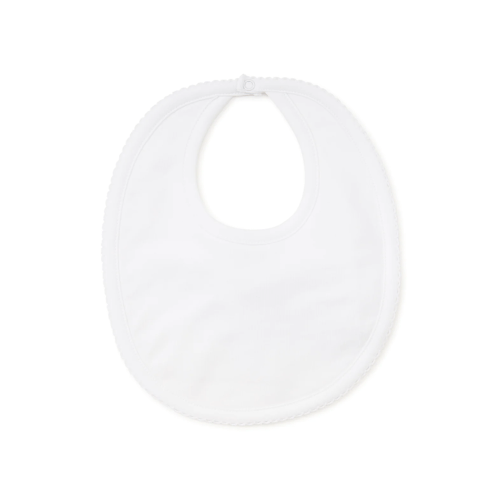 Kissy Kissy Basic Bib white/white - Spoiled Sweet Boutique - Spoiled Sweet Boutique
