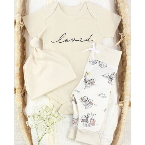 Organic Baby Clothes, Gender Neutral Baby Clothes, Otter Baby Clothes, Nature Baby Clothes, Coming Home Baby Clothes, Otter Baby Outfit