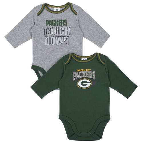 2-Pack Baby Boys Green Bay Packers Long Sleeve Bodysuits – Gerber Childrenswear