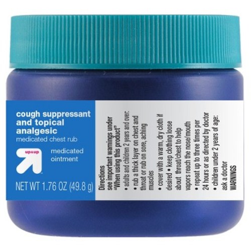 Cough Suppressant & Topical Analgesic Chest Rub Ointment - 1.76oz - Up&Up™