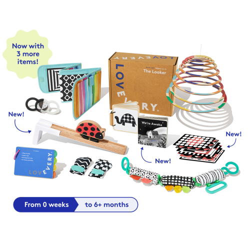 The Looker Play Kit | Toys for Newborn to 12 Week Olds | Lovevery