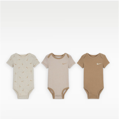Nike Baby Essentials Baby (0-9M) Bodysuits (3-Pack). Nike.com