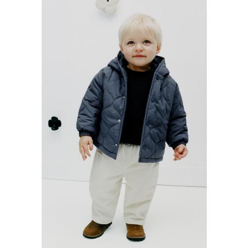 WATER REPELLENT PUFFER JACKET - Blue | ZARA United States