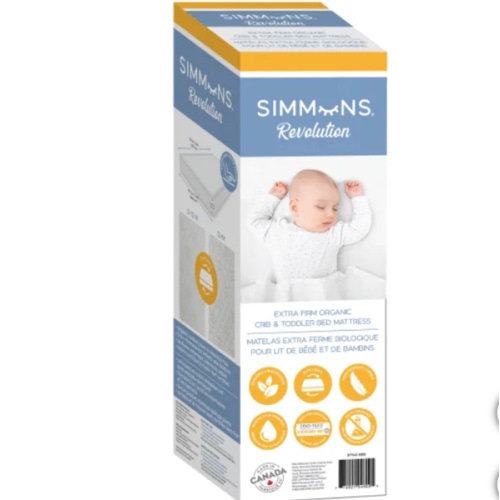 Simmons Revolution Organic Crib and Toddler Bed Mattress