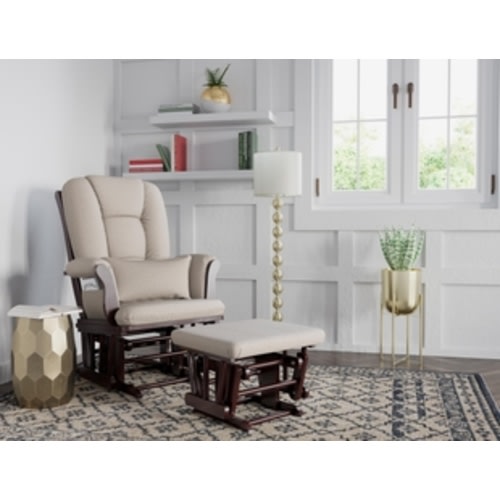 Storkcraft Tuscany Glider and Ottoman
