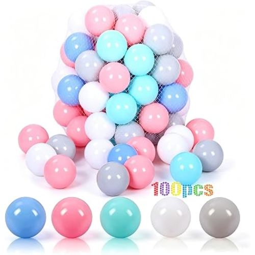 Plastic Ball Pit Balls 50/100/200/400 Pack for Baby Toddler Kids Play