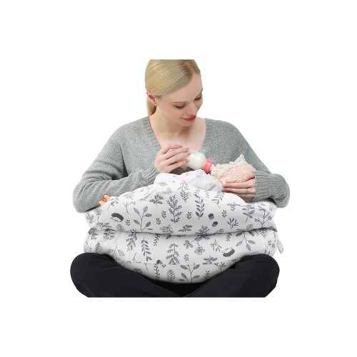 Chilling Home Nursing Pillow Adjustable,Baby Pillow for Breast Feeding Bottle Feeding, Large Size More Support for Mom and Baby, Breastfeeding Essentials for Newborn,Removable Cover