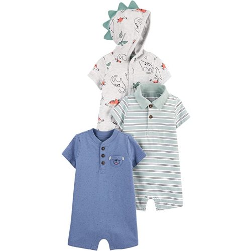 Simple Joys by Carter's Boys' Rompers, 3-Pack