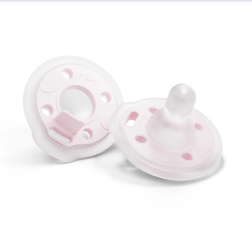 babypace® breast-like pacifier 2-set in delicate seashell | mōmi